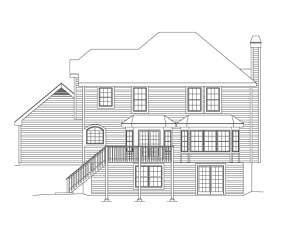 Traditional House Plan #5633-00068 Elevation Photo