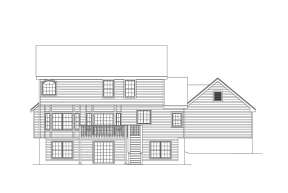 Colonial House Plan #5633-00069 Elevation Photo
