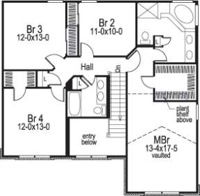 Floorplan 2 for House Plan #5633-00069