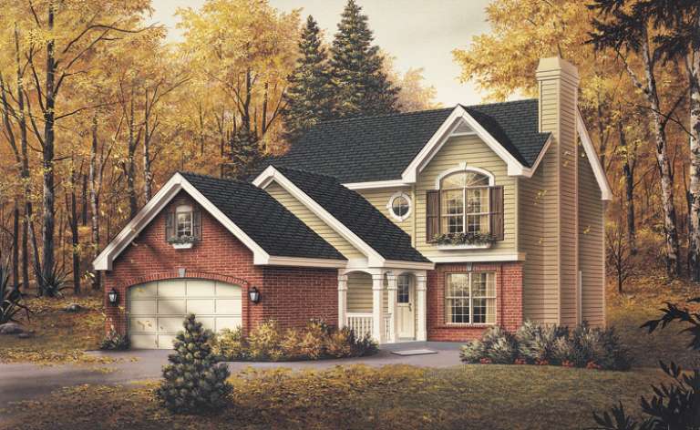 Country House Plan #5633-00071 Elevation Photo