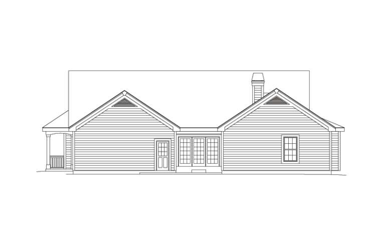 Country House Plan #5633-00072 Elevation Photo