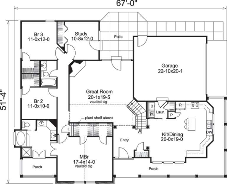 House Plan House Plan #14361 Drawing 1