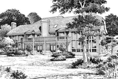 Mountain House Plan #5633-00073 Elevation Photo