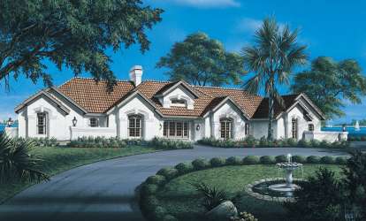 Florida House Plan #5633-00075 Elevation Photo