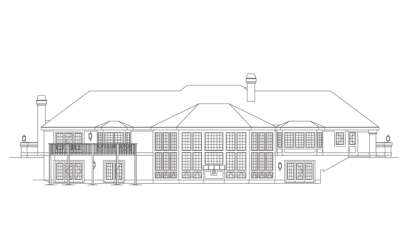 Florida House Plan #5633-00075 Elevation Photo