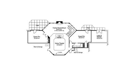 Floorplan 2 for House Plan #5633-00075