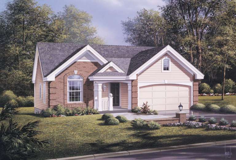 Traditional House Plan #5633-00077 Elevation Photo
