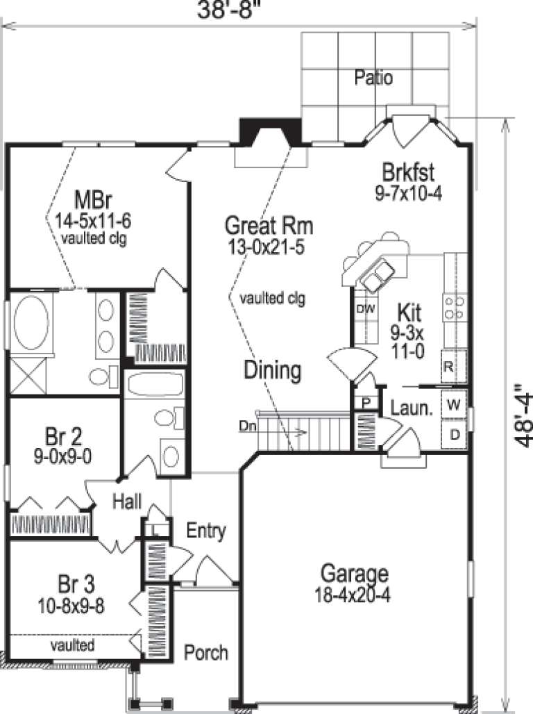 House Plan House Plan #14368 Drawing 1