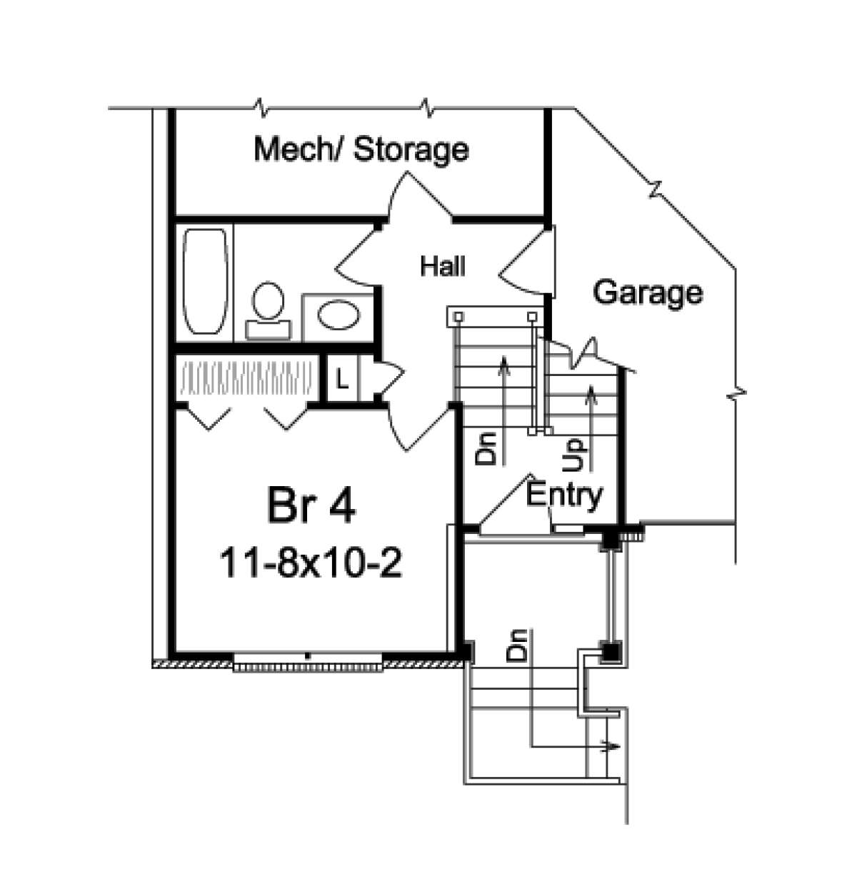 Floorplan 2 for House Plan #5633-00078