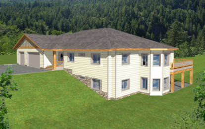 Mountain House Plan #039-00174 Elevation Photo