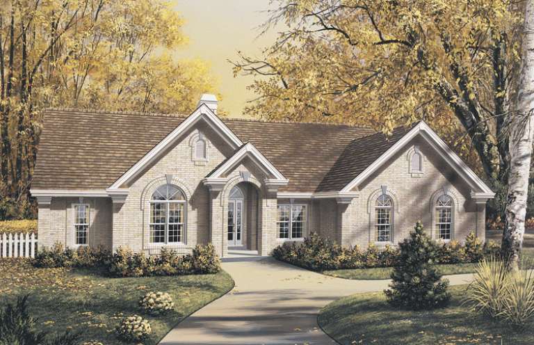 Ranch House Plan #5633-00079 Elevation Photo