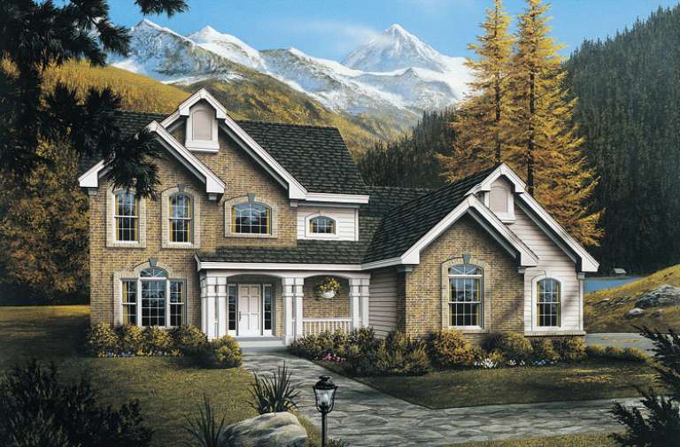 Traditional House Plan #5633-00080 Elevation Photo