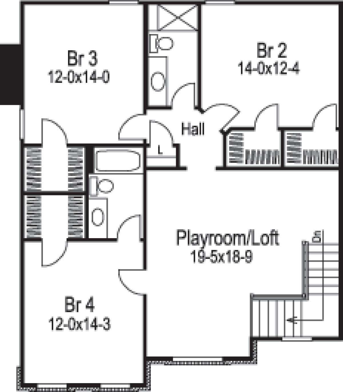 Floorplan 2 for House Plan #5633-00080