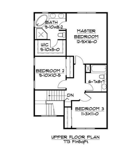 Floorplan 2 for House Plan #5631-00003