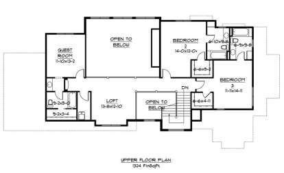 Floorplan 2 for House Plan #5631-00006