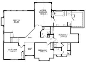 Floorplan 2 for House Plan #5631-00007
