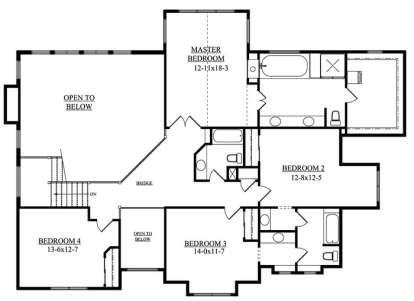 Floorplan 2 for House Plan #5631-00007