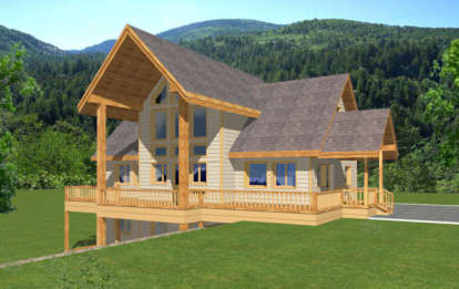 Northwest House Plan #039-00175 Elevation Photo