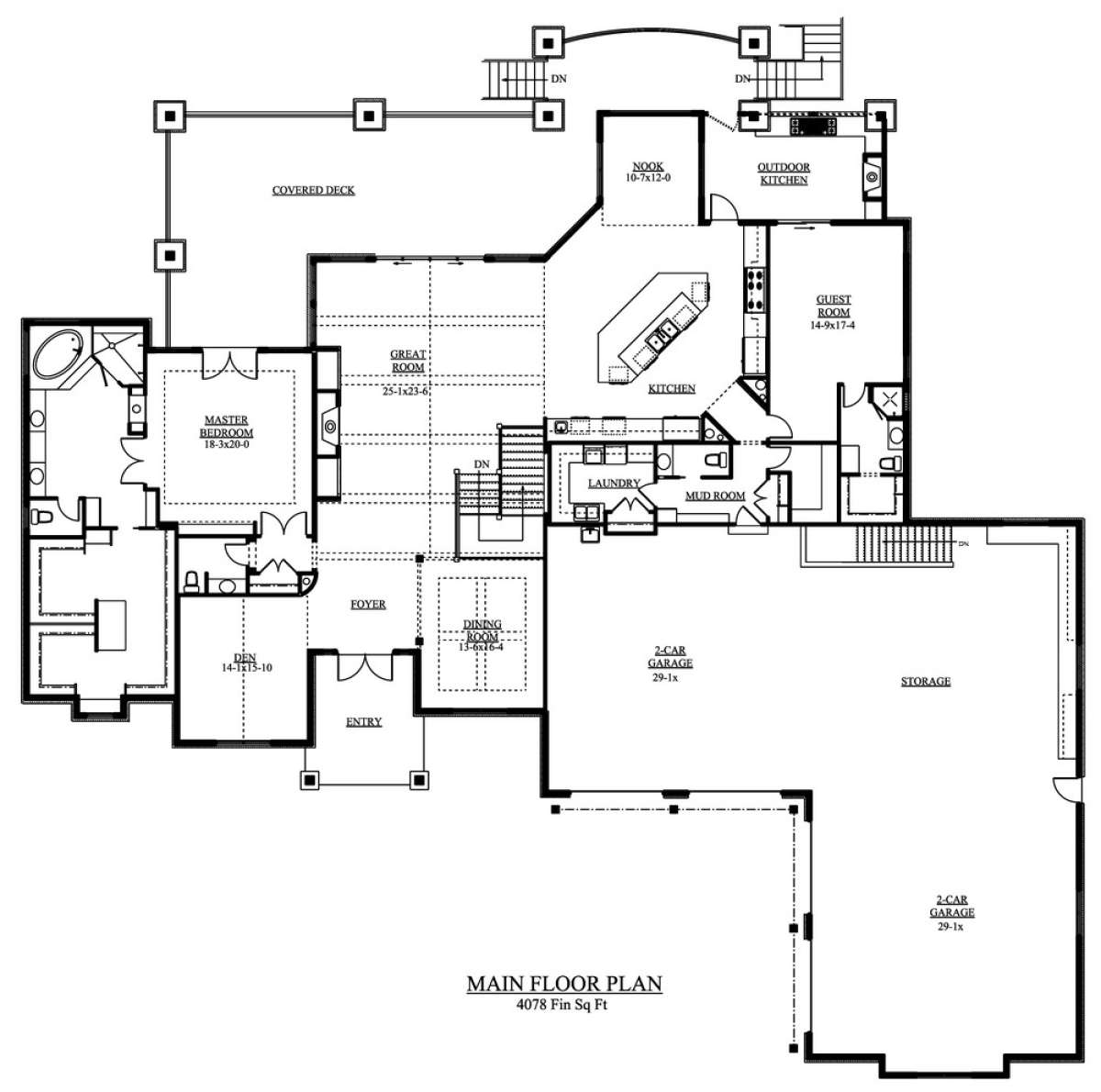Floorplan 1 for House Plan #5631-00009