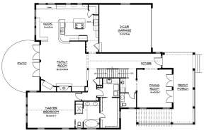 Floorplan 1 for House Plan #5631-00011