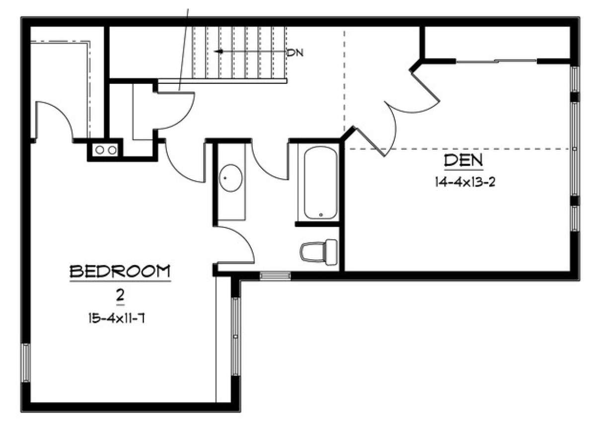 Floorplan 2 for House Plan #5631-00011