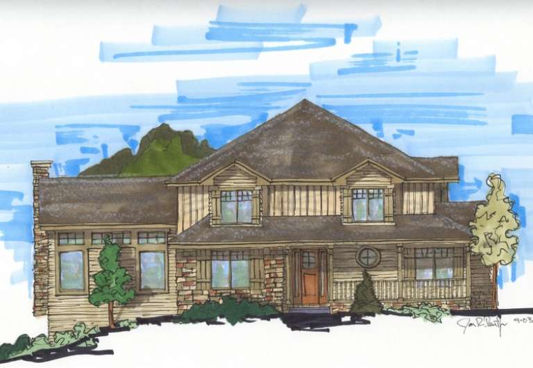 House Plan House Plan #14383 Front Elevation