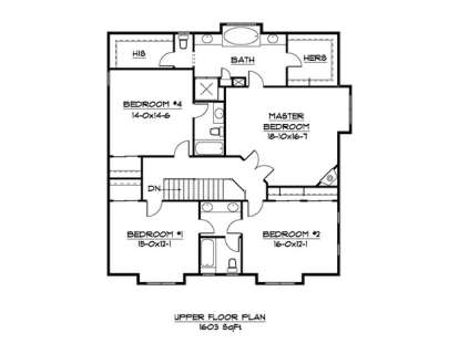 Floorplan 2 for House Plan #5631-00012