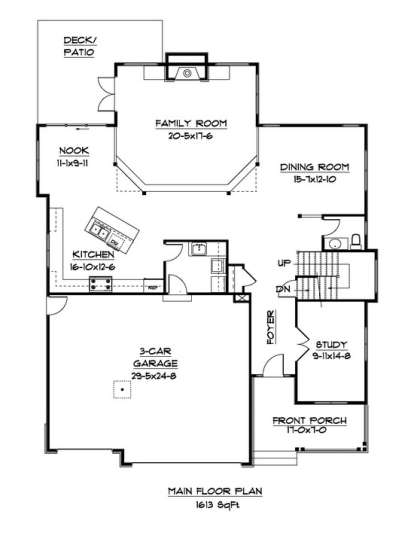 Floorplan 1 for House Plan #5631-00014