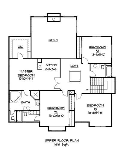 Floorplan 2 for House Plan #5631-00014