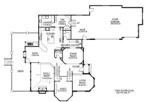 Floorplan 1 for House Plan #5631-00015