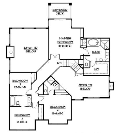 Floorplan 2 for House Plan #5631-00016