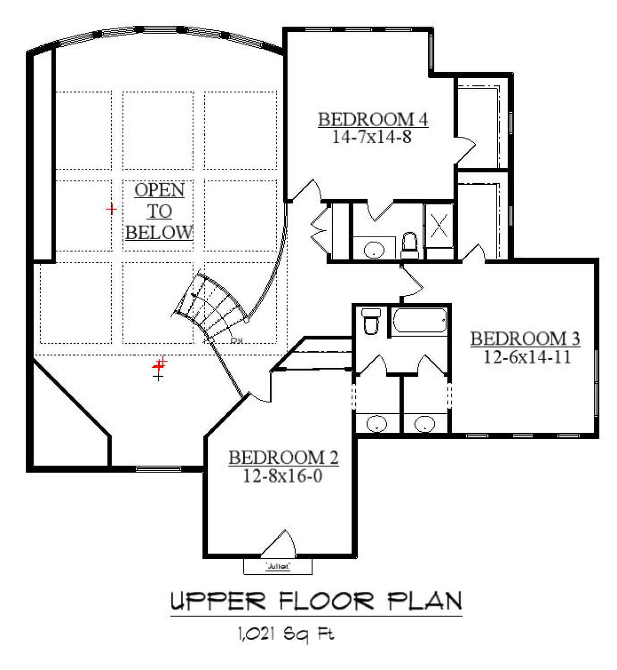 Floorplan 2 for House Plan #5631-00017