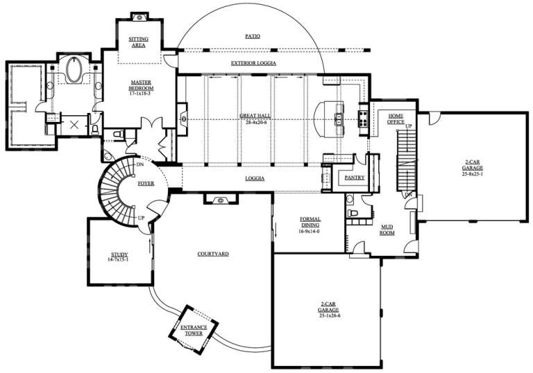 House Plan House Plan #14391 Drawing 1