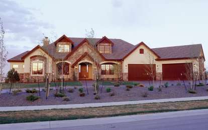 5 Bed, 5 Bath, 6336 Square Foot House Plan - #5631-00022