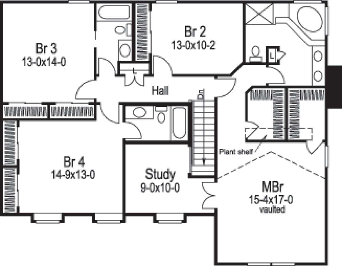 Floorplan 2 for House Plan #5633-00081