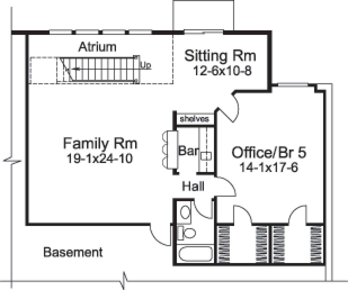 Floorplan 2 for House Plan #5633-00083