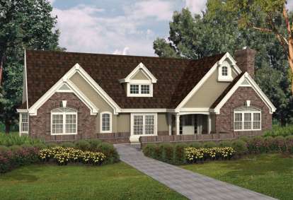 3 Bed, 2 Bath, 2913 Square Foot House Plan - #5633-00085