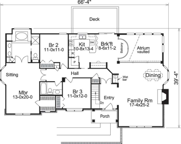 House Plan House Plan #14399 Drawing 1