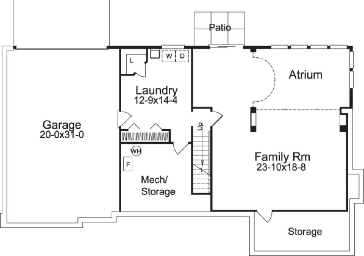 Floorplan 2 for House Plan #5633-00085