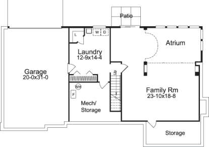 Floorplan 2 for House Plan #5633-00085