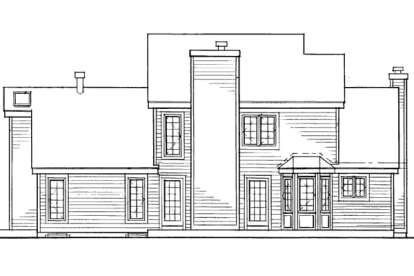 Country House Plan #033-00003 Elevation Photo