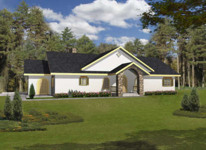 Mediterranean House Plan #039-00177 Elevation Photo