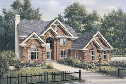 Traditional House Plan #5633-00087 Elevation Photo