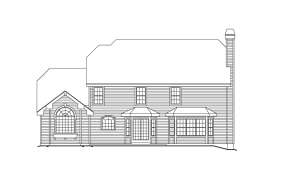 Traditional House Plan #5633-00087 Elevation Photo