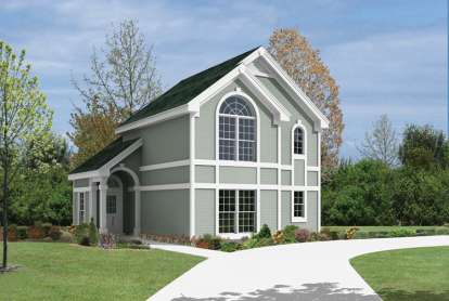 1 Bed, 1 Bath, 891 Square Foot House Plan - #5633-00089