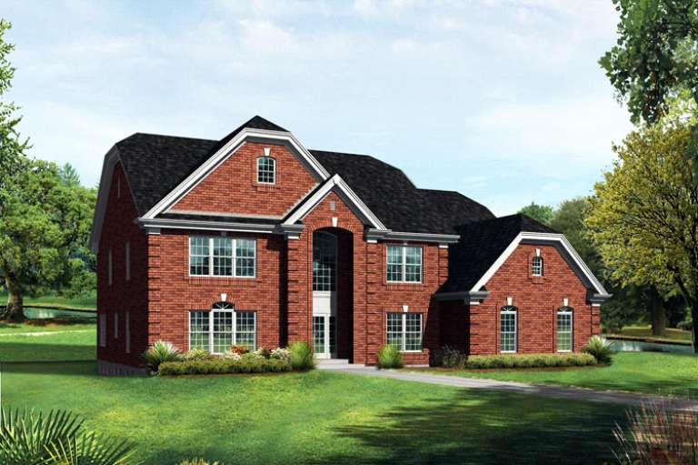 Traditional House Plan #5633-00090 Elevation Photo