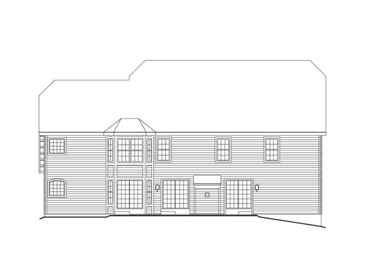 Traditional House Plan #5633-00090 Elevation Photo