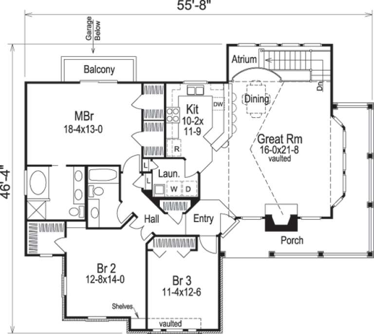 House Plan House Plan #14405 Drawing 1
