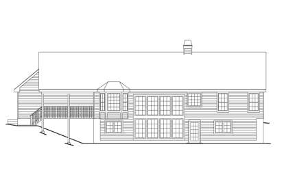 Traditional House Plan #5633-00092 Elevation Photo