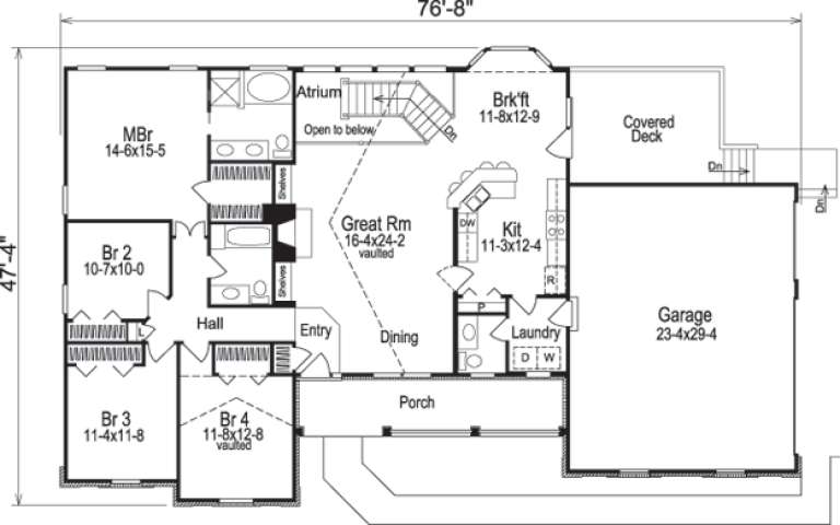 House Plan House Plan #14406 Drawing 1